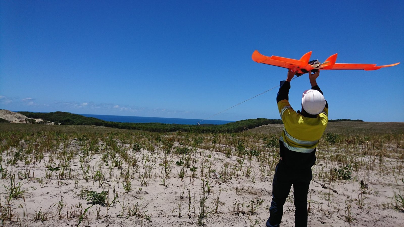 ForestMapper fixed-wing launch